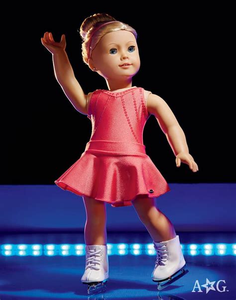 sparkle and spin ice skating outfit for 18 inch dolls american girl doll sets all american girl