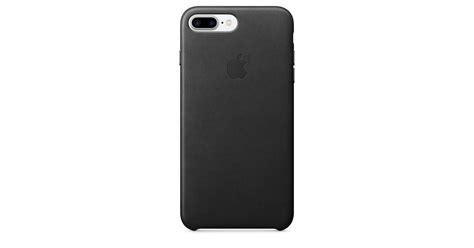 Includes tough, clear & leather cases. iPhone 7 Plus Leather Case - Black - Apple