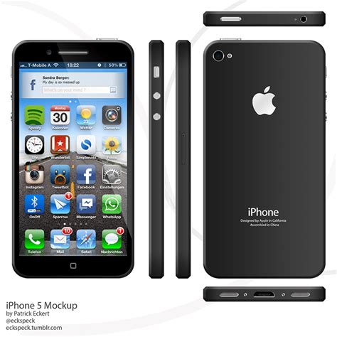 Beautiful Iphone 6 Concept With Ios 6 4 Inch Screen Image