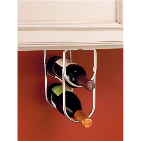 Choose from countertop racks, wine cabinets and towers to store your bottles in style. Double Bottle Wine Racks for Fitting Under Cabinet or ...
