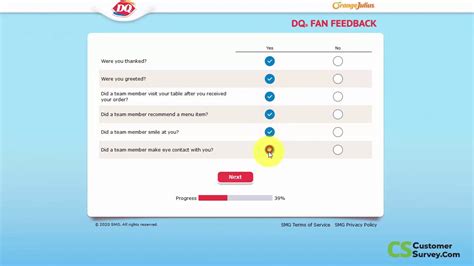 Dairy Queen Customer Satisfaction Survey Youtube
