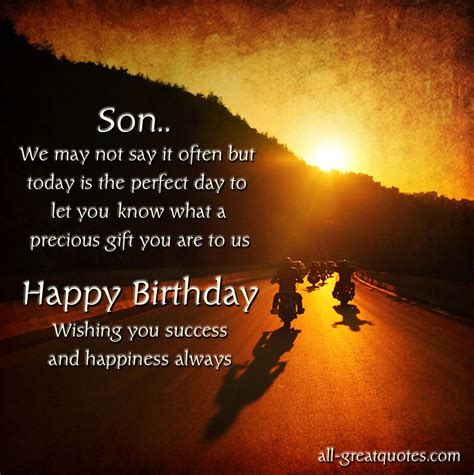 Happy Birthday Son Card Verses Birthday Wishes For Son Card Happy