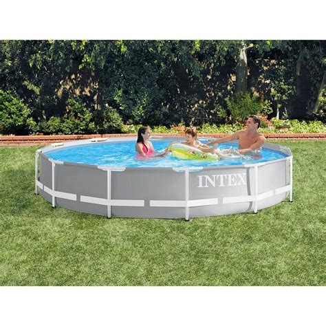 Intex 12 Ft X 12 Ft X 30 In Rectangle Above Ground Pool In The Above