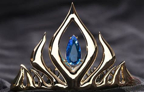 Frozen Elsa Inspired Gold Tiara Crown Hair Comb Gold Tiara Crown