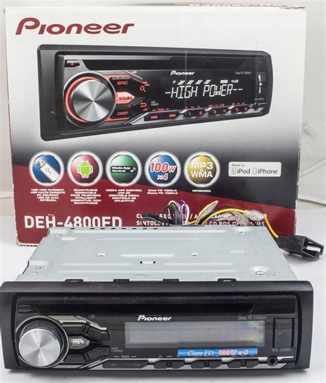 pioneer deh 4800fd 1 din 4x100 w bcm 12633853602 oficjalne archiwum allegro