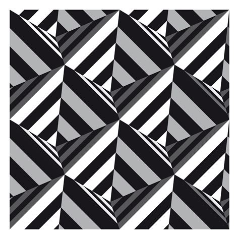 Black And White Art Grasshoppermind | Geometric shapes art, Geometric