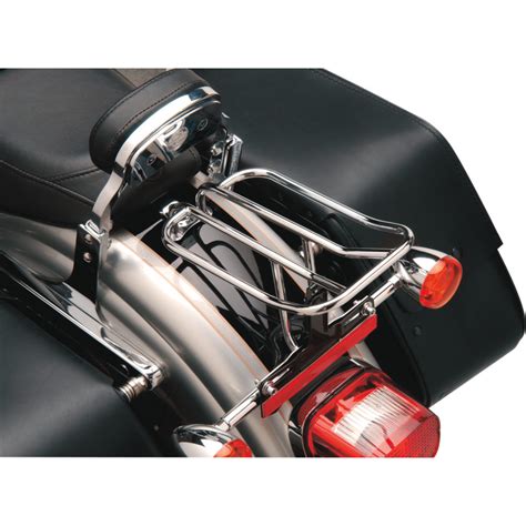 Chrome Luggage Rack For Harley Davidson Dyna 1991 2005 Ebay