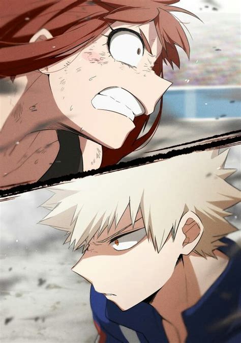 Boku No Hero Academia Katsuki Bakugou Vs Uraraka Ochako My Hero