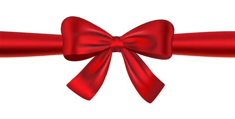 Red Ribbon Clip Art Bow Png Download 61103118 Free