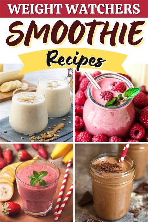 20 Weight Watchers Smoothie Recipes To Try Insanely Good