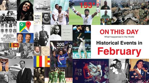 Historical Events In February On This Day Youtube