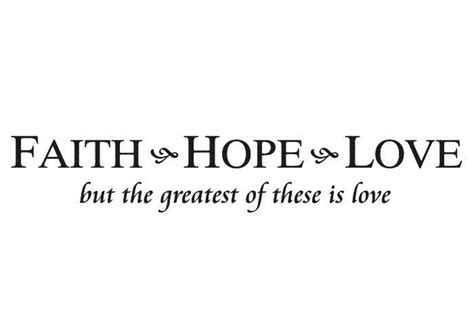 Faith Hope Love And The Greatest Of These Is Love Bible Verse Etsy
