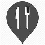 Icon Restaurant Map Cafe Location Marker Bar