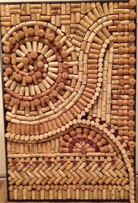 Found My Zen Over The Weekend Creating This From Wine And Champagne Corks Fun Wine Cork