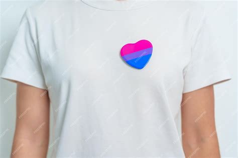 Día De Celebración De La Bisexualidad Y Mes Del Orgullo Lgbt Concepto Lgbtq O Lgbtqia Mano Con