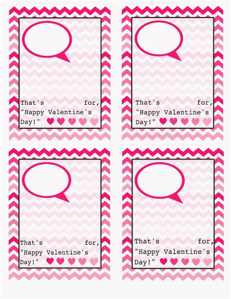 Printable Valentine Templates Doctemplates