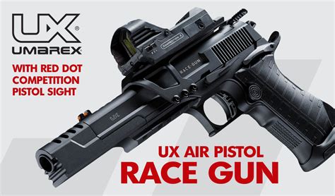 UX Race Gun Kit Air Pistol Black Just Air Guns