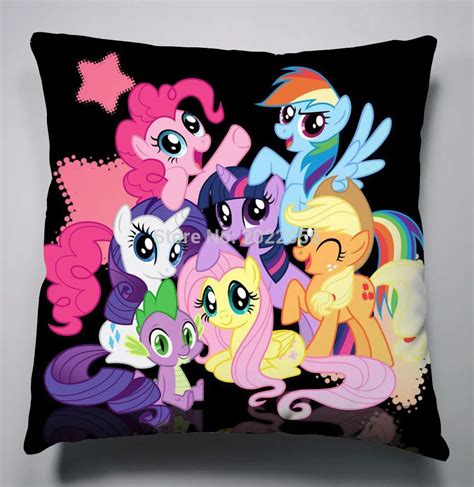 Anime Manga My Little Pony Rainbow Horse Pillow 40x40cm Pillow Case