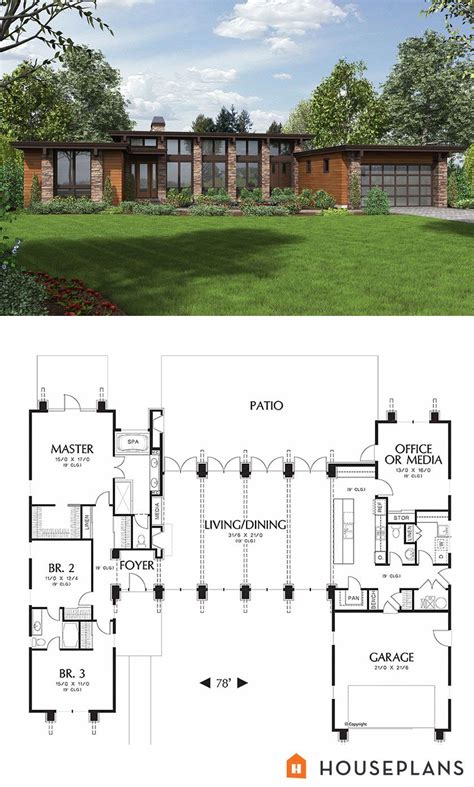 43 Modern Lake House Floor Plan