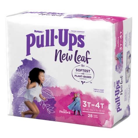 Pull Ups® New Leaf 3t 4t Girls Training Pants Huge Pack 112 Ct