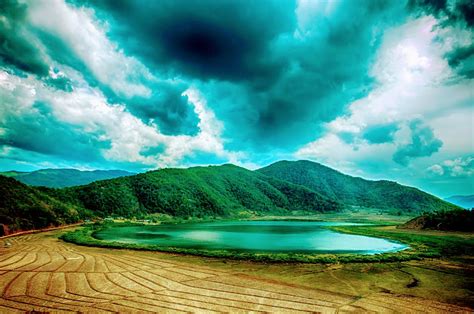 Rih Dil Lake A Heart Shaped Lake Located Midst Breathtaking Greenery