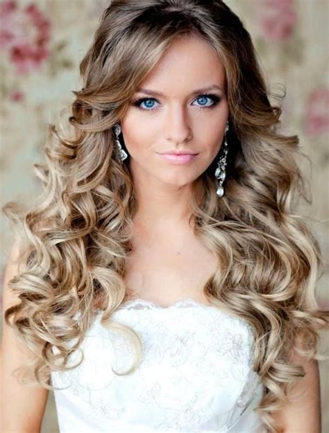 Curly Hair Down Wedding Pinterest Hair Down Curly Hair And Home