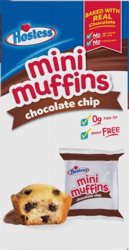 Hostess Chocolate Chip Mini Muffins 20 Count 825 Oz Pay Less Super