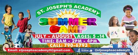 St Joseph Academy Summer Camp 2017 My Trini Chile