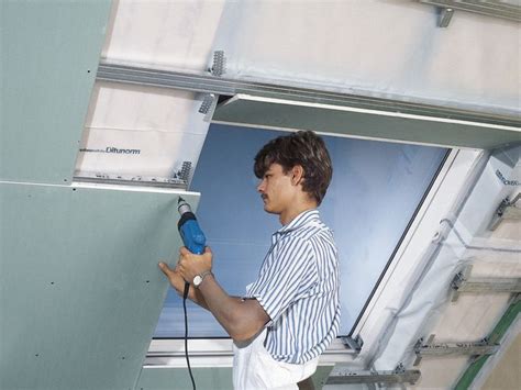 Rigips hutdeckenprofil direkbefestigung mit schrauben an der rohdecke/dachschräge unterkonstruktion bestehend aus: Knauf - Tockener Innenausbau Dachgeschoß ausbauen