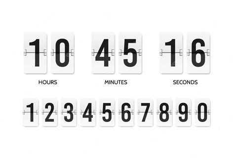 Premium Vector Countdown Flip Clock Counter Mechanical Banner