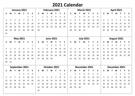 Calendario 2021 Png Png Image Collection
