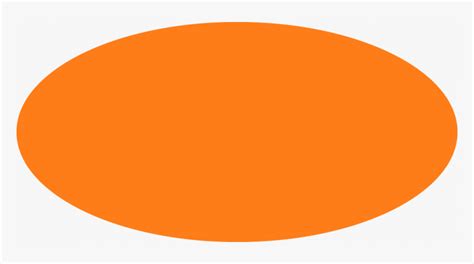 Transparent Oval Shape Clipart Orange Oval Hd Png Download