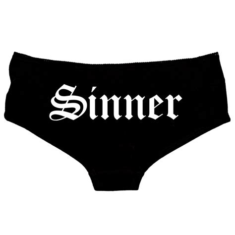 Sinner Set Knickers Vest Cami Thong Shorts BDSM Bondage Etsy UK