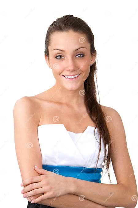 Skinny Woman Stock Image Image Of Joyous Friendly Female 18303453