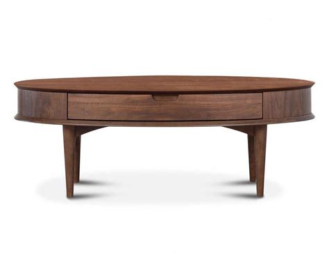Let's use one of useful coffee table for your home, especially your living room. #midcenturymodernkitchen | Oval wood coffee table, Mid ...