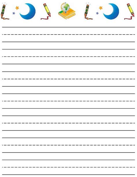 Printable Learning To Write Lined Paper Get What You Need For Free