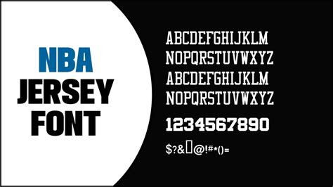 Nba Jersey Font Ultimate Guide