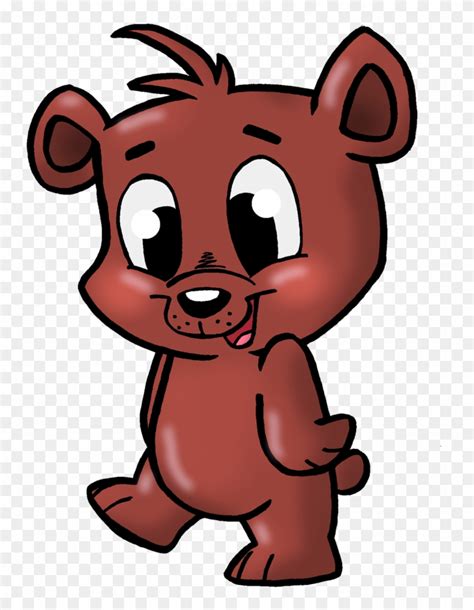 Black Bear Animated Clipart Cute Bear Cub Cartoon Free Transparent