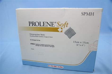 Ethicon Mesh Spmh Prolene Soft Polypropylene Mesh 6 X 6 Esutures