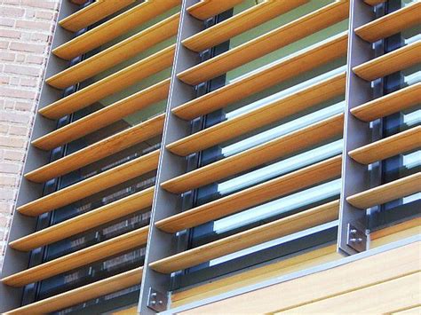 Exterior Shade Louvers Made From Western Red Cedar