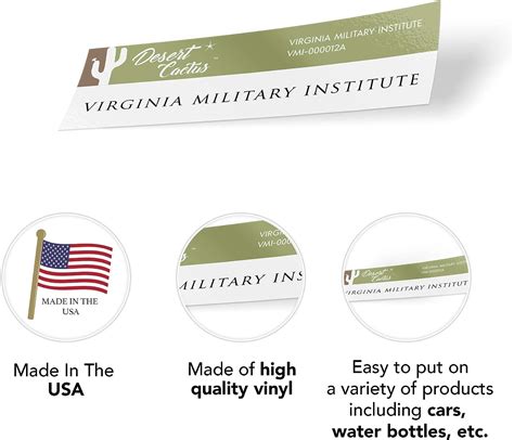 Sticker 00012a Virginia Military Institute Vmi Keydets Ncaa Vinyl