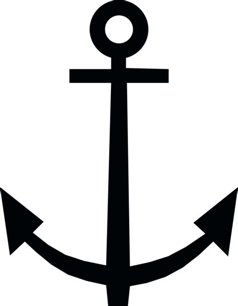 Anchor Anchorage Black · Free Vector Graphic On Pixabay