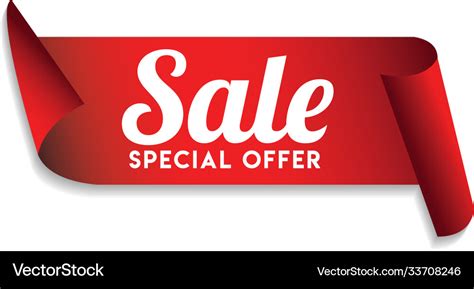 Sale Special Offer Label Logo Template Design Vector Image