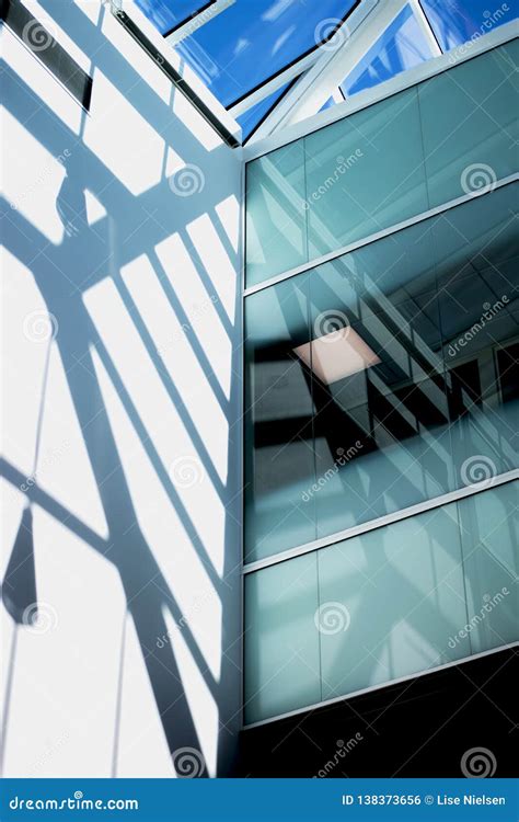 Architecture Inside Of A Building Shadows And Light Stock Photo