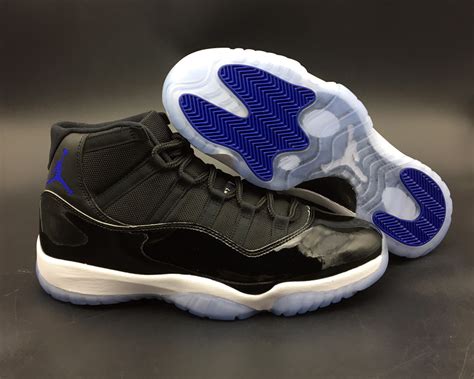 Air Jordan 11 Space Jam Black And Dark Concord White For Sale New
