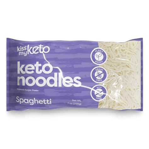 Kiss My Keto Pasta Noodles 6 Pack — Spaghetti Style Low