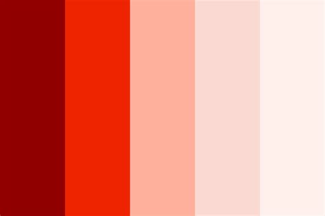Red Light Color Palette