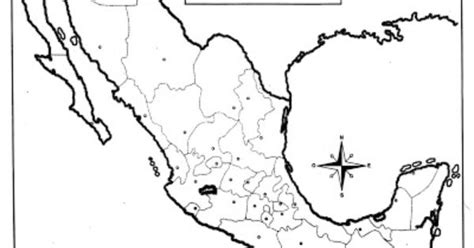 Mapas De La Republica Mexicana Con Division Politica Y Sin Nombres