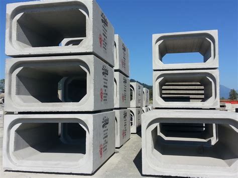 Langley Concrete Group Precast Concrete Boxes Ready To Go To Work For