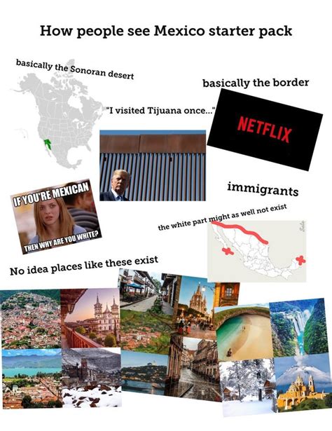 How People See Mexico Starter Pack Rstarterpacks